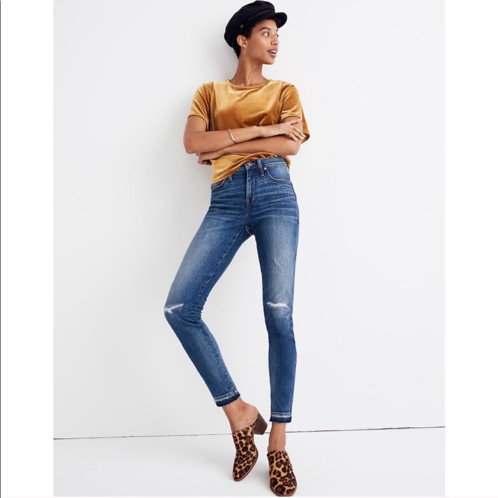 Madewell 9” High Rise Skinny - NWT! - Picture 2 of 16